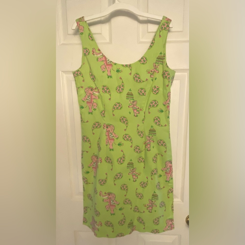 Govango size 8 adorable pink elephant dress!